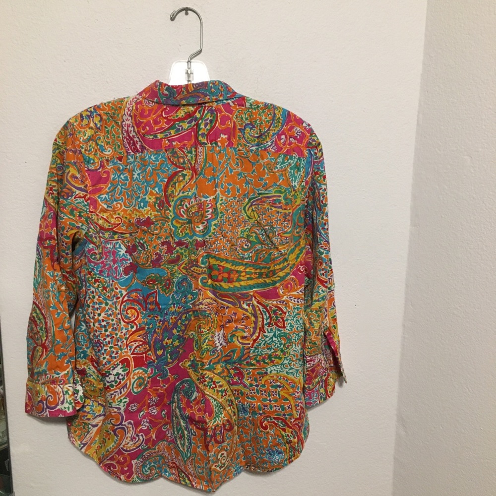 Lauren Ralph Lauren large floral blouse - Picture 7 of 7
